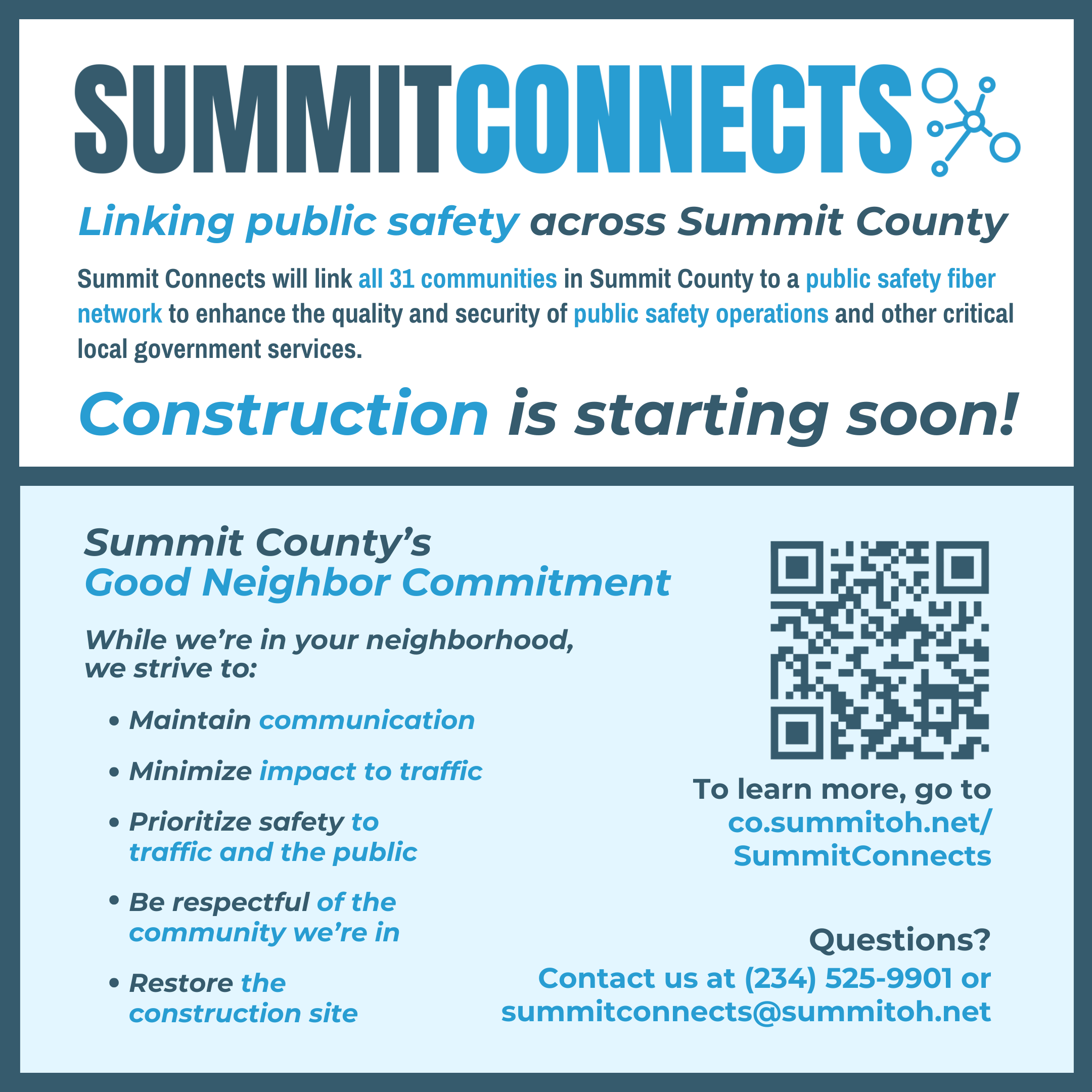 Summit Connects Palm Card info - Graphic for Communities